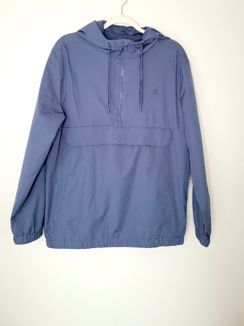 Hurley LS 1/4 Zip Anorak Jacket Windbreaker Hoodie